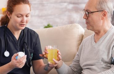 Nursing Homes in Newcastle Care staff provide assistance for the clients with their medication